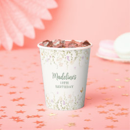 Whimissisk Blommigt Garden Party födelsedag