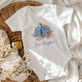 Whimissisk Blue Pumpkin Baby T Shirt