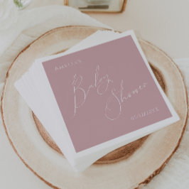 Whimissisk dammiga Ro-babyskor - napkins Pappersservett