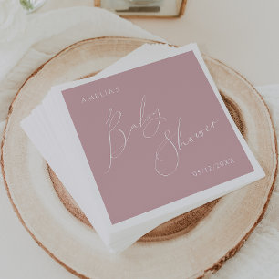 Whimissisk dammiga Ro-babyskor - napkins Pappersservett