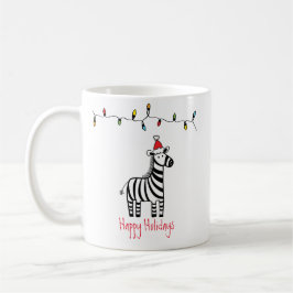 Whimissisk jul Zebra Kaffemugg