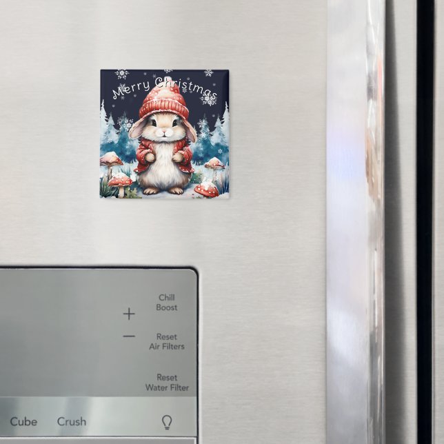 Whimissisk julbunny magnet (In Situ (Fridge))