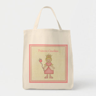 Whimissisk klonprinsessa i Rosa Monogrammed Tygkasse