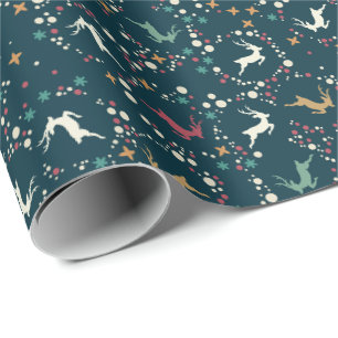 Whimissisk renar och bubblor jul presentpapper