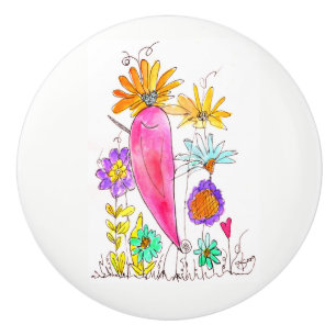 Whimissiska fågelblommor och hjärtdörröppning knopp