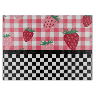 Whimissiska jordgubbar och schaktbord