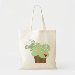 Whimissiska Muffinsar Träd Butterflies Sweet Birth Tygkasse