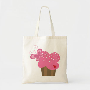 Whimissiska Muffinsar Träd Butterflies Sweet Birth Tygkasse