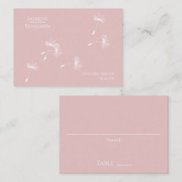 Whimissiskt Dandelion Bröllop Ställe / eskort Placeringskort