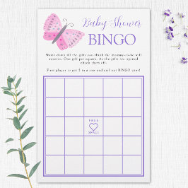Whimissiskt fjärilar Babyskor Bingo Game