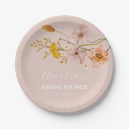 Whimissiskt flödplåt, Rosa Bohemian Papper Plate