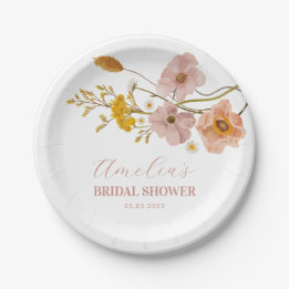 Whimissiskt flödplåt, Rosa Bohemian Papper Plate