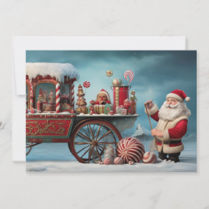 Whimissiskt julgodis Kart 4 Julkort