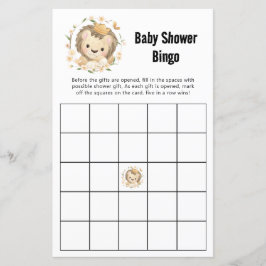 Whimissiskt Lejont Kung-babyskor, jungle Bingo-spe