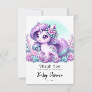 Whimistic Majestic Homcorn Baby Shower Tack Kort