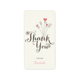 Whimistisk 1 Flicka 1:a födelsedag Tack Adressetikett