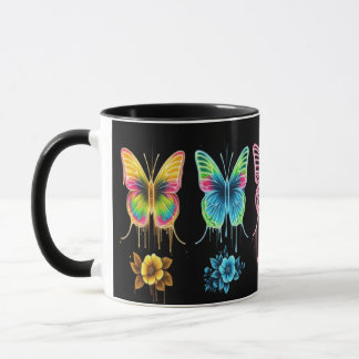 Whimistisk fjärilssymfoni: Vibrant Färg Mugg