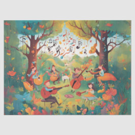 Whimistisk musik i skogen