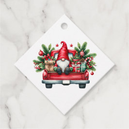 Whimistisk nome i Lastbil med gåvor Etiketter