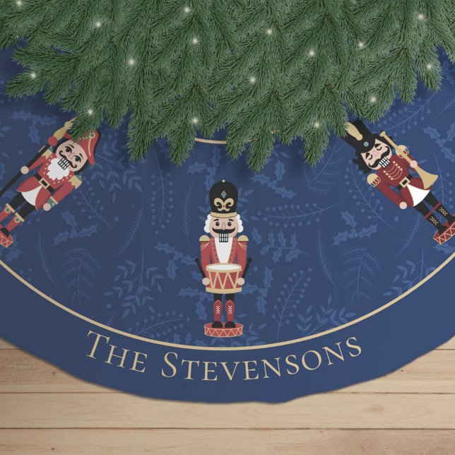 Whimistisk Nutcracker-jul Julgransmatta Borstad Polyester (Skapare uppladdad)