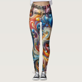 Whims Social Blommigt Leggings