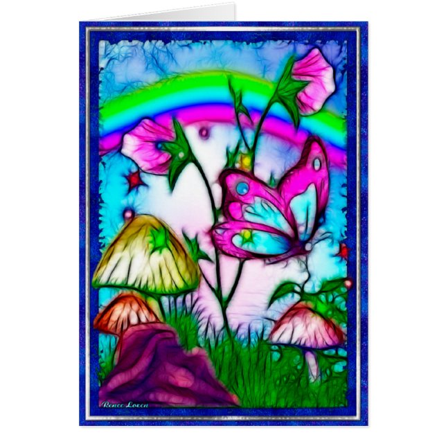 Whimseys Fantasy Art BLANK OBS Kort (Framsidan)