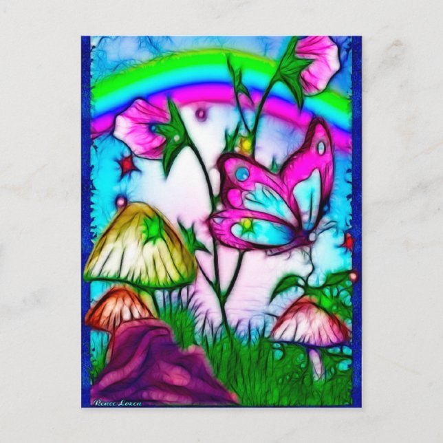 Whimseys Fantasy Art Vykort (Framsida)