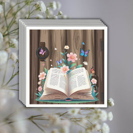 Whimsic Rustic Storybook Baby Shower Pappersservett