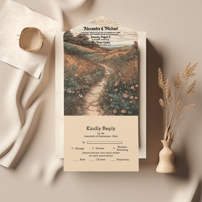 Whimsic Rustic Wildburn Meadow Bröllop (Skapare uppladdad)