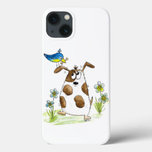 Whimsic Spoted Hund med Bird