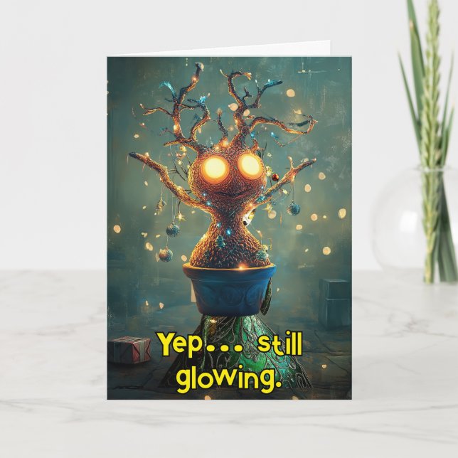 *~* Whimsical 29 Glow Funny Magic jul AP97 Tack Kort (Framsida)