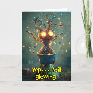 *~* Whimsical 29 Glow Funny Magic jul AP97 Tack Kort