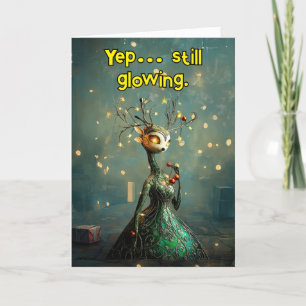 *~* Whimsical 33 Glow Funny Magic jul AP97 Tack Kort