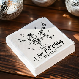 Whimsical A Tini Bit Older Födelsedagsfest Pappersservett