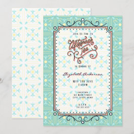 Whimsical Aeftermiddag Tea Party-inbjudan Inbjudningar