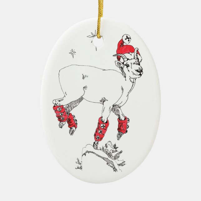 Whimsical Alaska Wildlife Julgran Ornament (Framsidan)