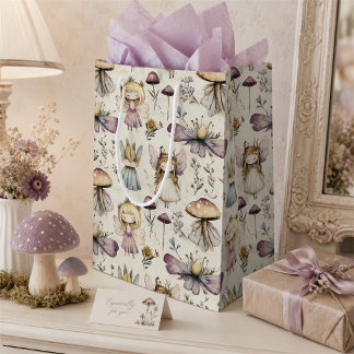 Whimsical Älva & Svamp Magisk Blomsterträdgård