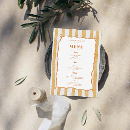 Whimsical Amore & Aranci | Bröllop Meny
