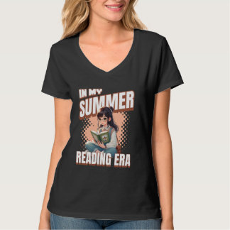 Whimsical Anime Style Girl In My Summer Reading Er T Shirt