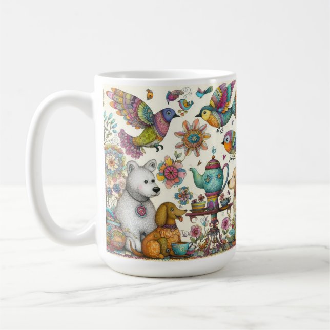 Whimsical Art Mugg (Vänster)