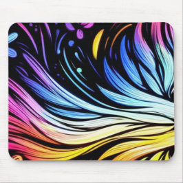 Whimsical Art on a Thick Cushioned Mousepad Musmatta
