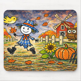 Whimsical Autumn Scarecrow Farm Musmatta