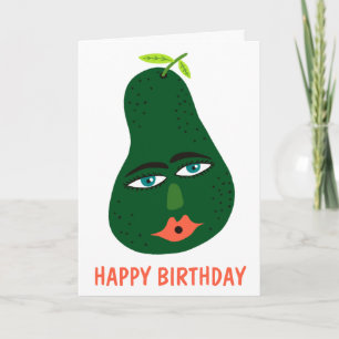 Whimsical Avocado CUSTOMIZE IT Kort
