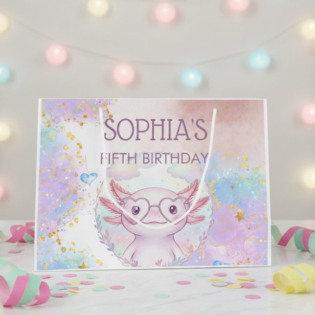 Whimsical axolotl kids birthday (Skapare uppladdad)