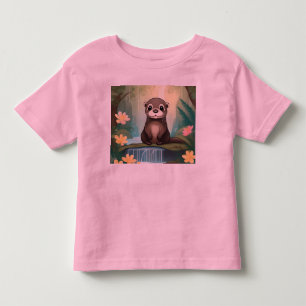 Whimsical Baby Otter T Shirt