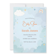 Whimsical Baby Shower-inbjudan