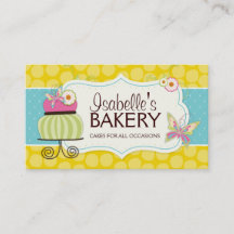 Whimsical Bakery-Affärskortet