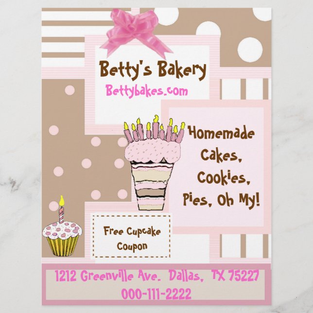 Whimsical Bakery Flyer (Framsidan)