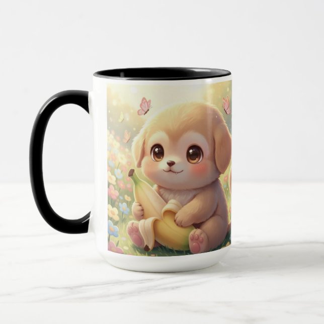 Whimsical Banan kärvän skapelse Mugg (Vänster)