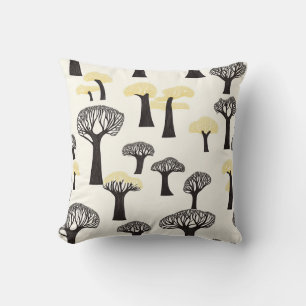 Whimsical Baobab-trädsmönster Kudde